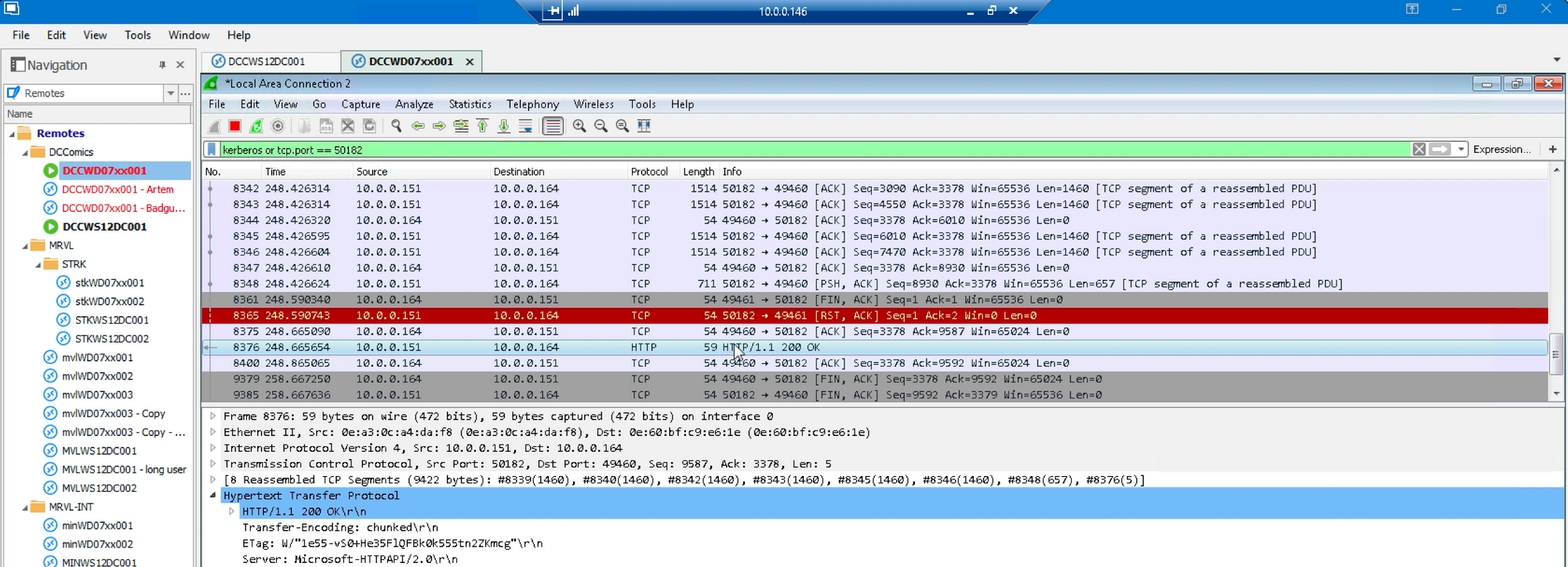 GT attack ticket success http response