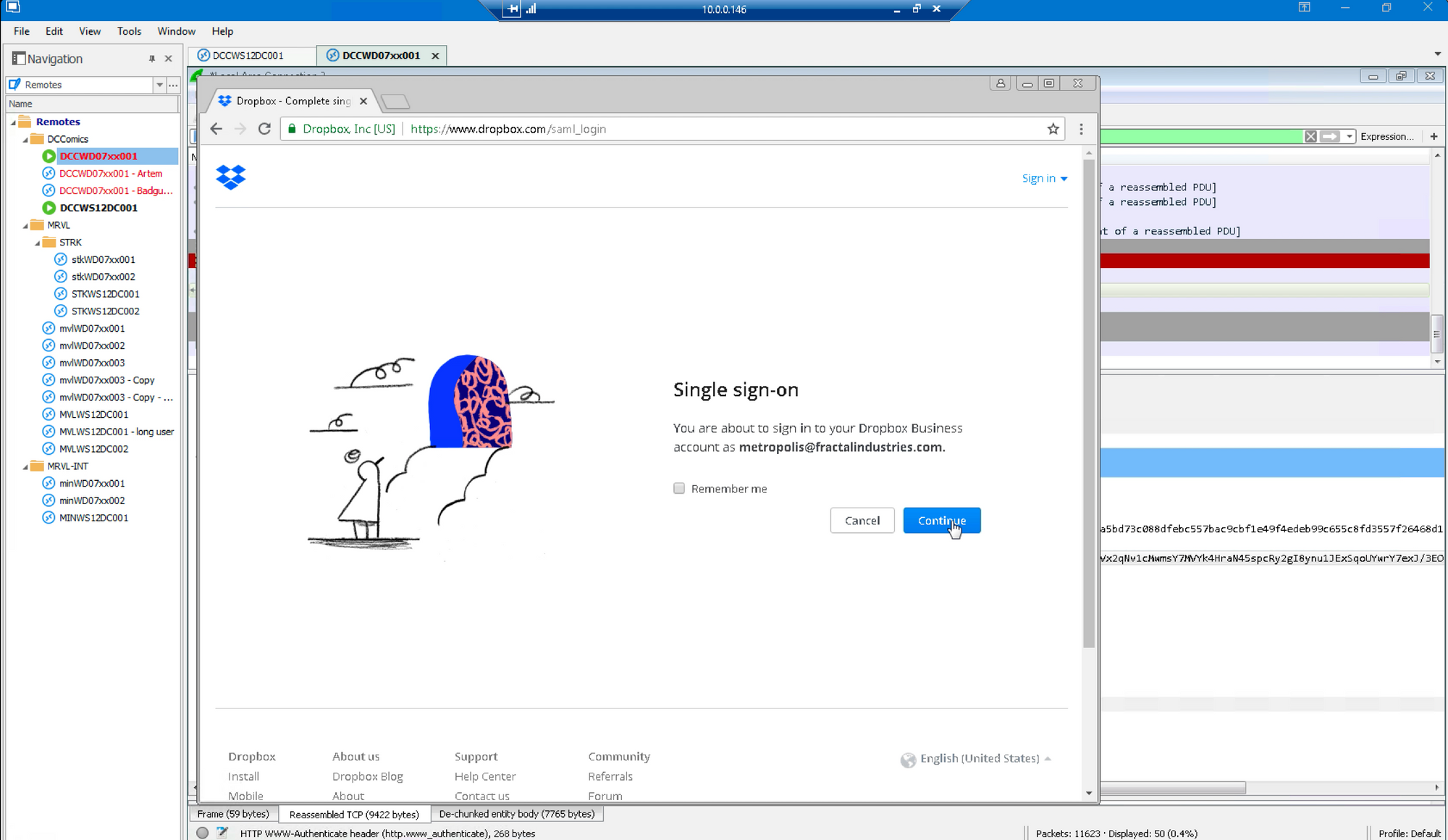 GT attack dropbox sso login