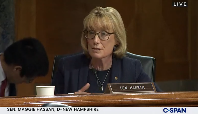 Senator Maggie Hassan of New Hampshire