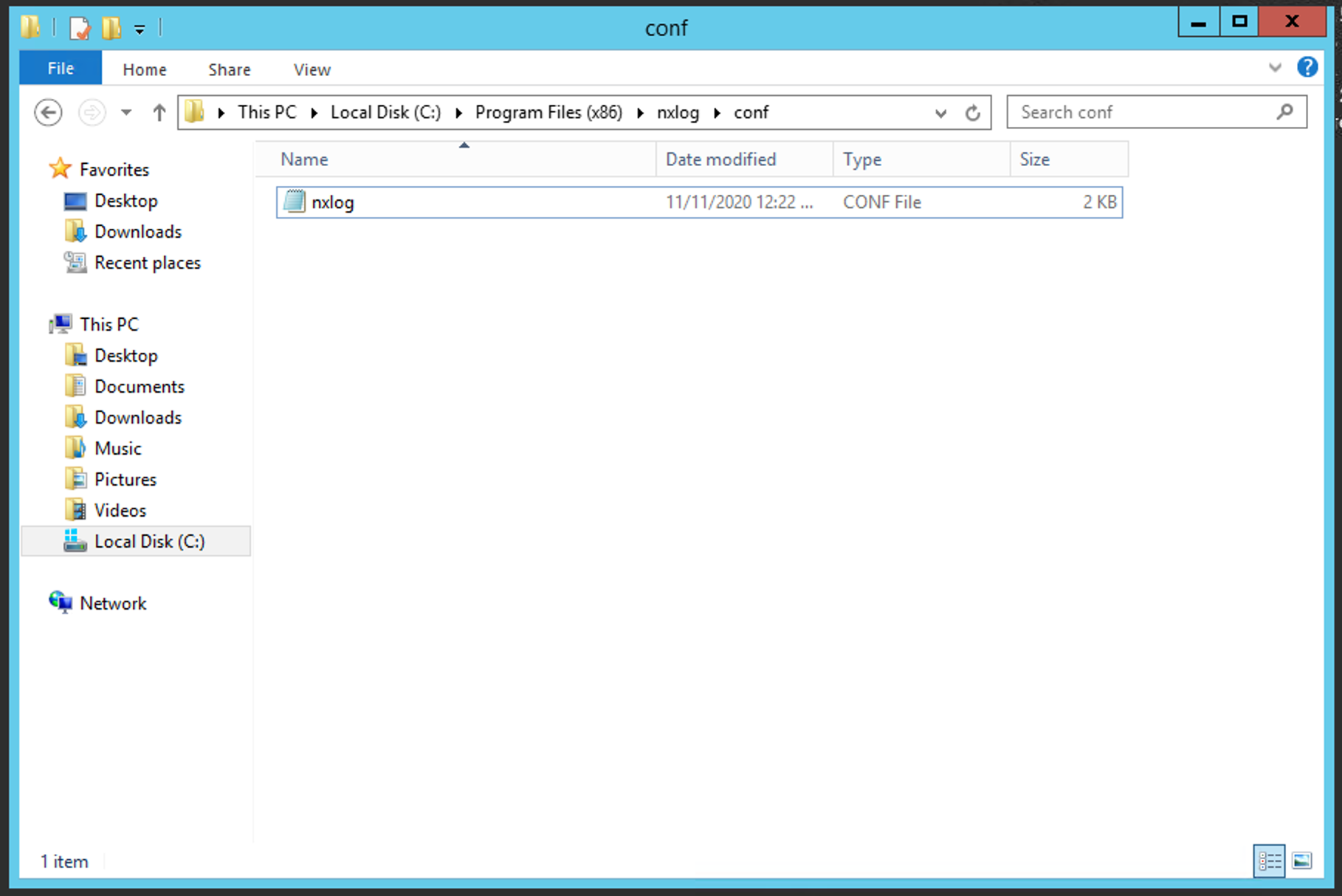 Setting DNS record to reference QLAs by hostname screen