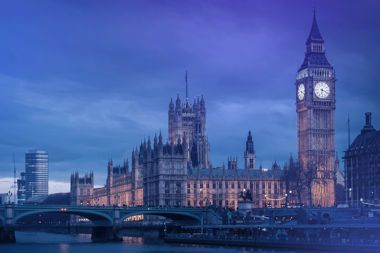 Landscape of Big Ben in London