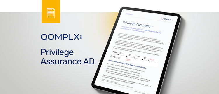 QOMPLX Privilege Assurance AD data sheet