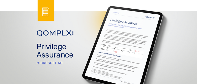 Privilege Assurance Microsoft AD data sheet