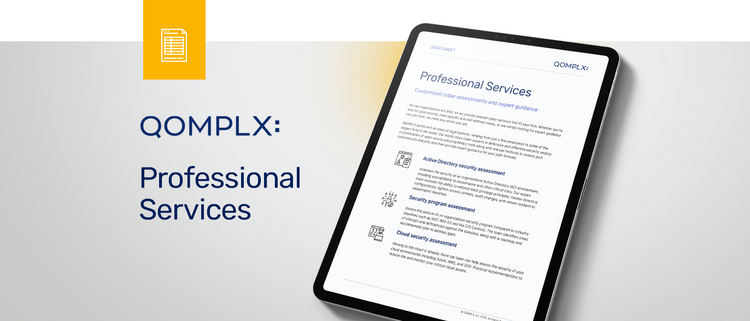 QOMPLX Professional Services data sheet