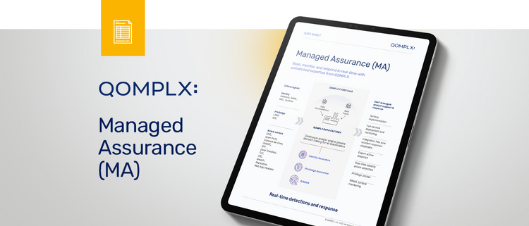 QOMPLX Managed Assurance (MA) data sheet